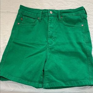 Judy Blue Emerald Green Denim Shorts
